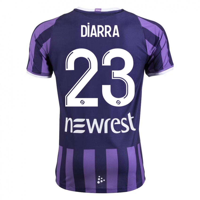 Criança Camisola Moussa Diarra #23 Roxo Alternativa 2023/24 Camisa