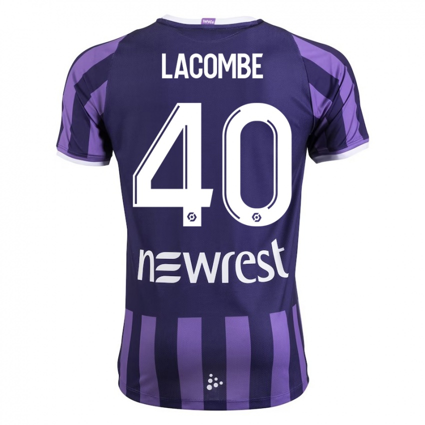 Criança Camisola Justin Lacombe #40 Roxo Alternativa 2023/24 Camisa