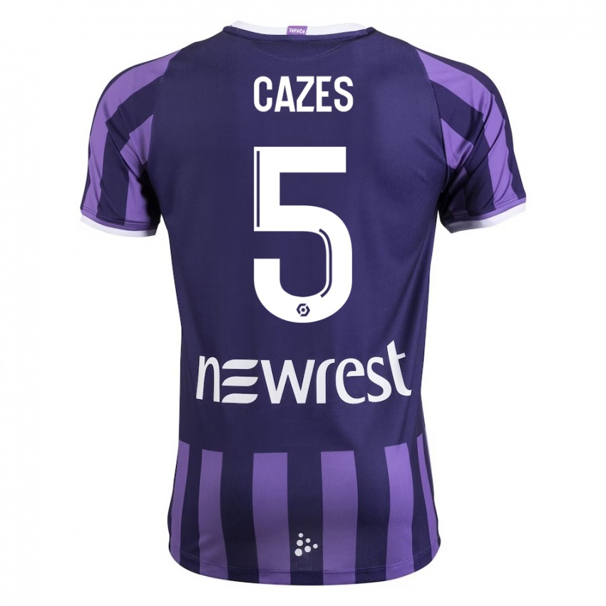 Criança Camisola Manon Cazes #5 Roxo Alternativa 2023/24 Camisa