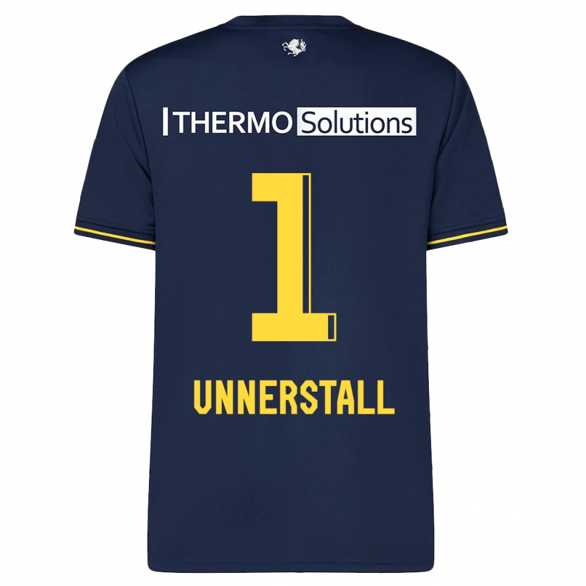 Criança Camisola Lars Unnerstall #1 Marinha Alternativa 2023/24 Camisa