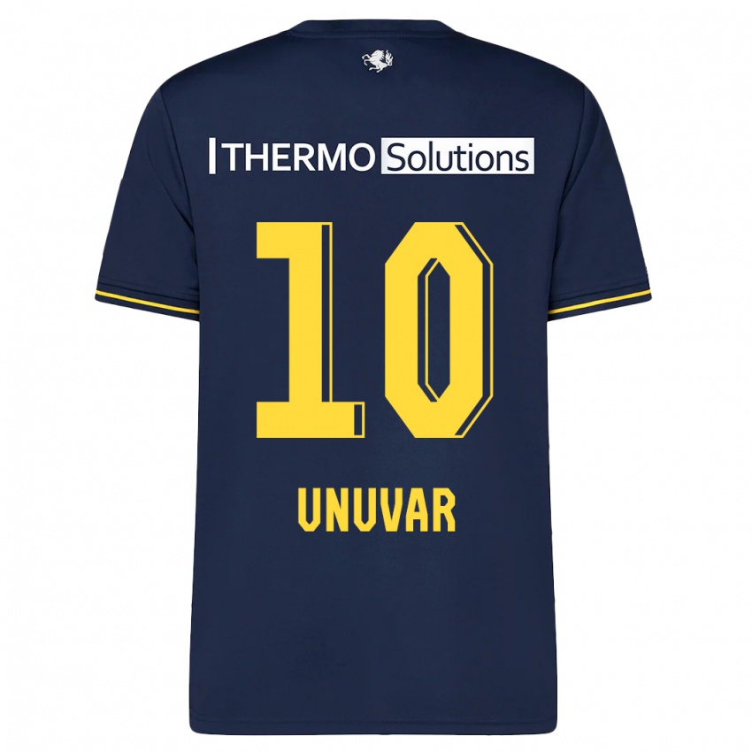 Criança Camisola Naci Ünüvar #10 Marinha Alternativa 2023/24 Camisa