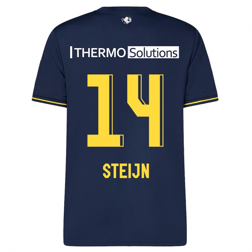 Criança Camisola Sem Steijn #14 Marinha Alternativa 2023/24 Camisa