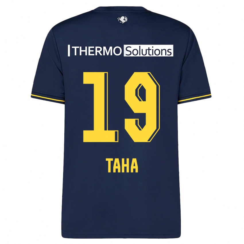 Criança Camisola Younes Taha #19 Marinha Alternativa 2023/24 Camisa