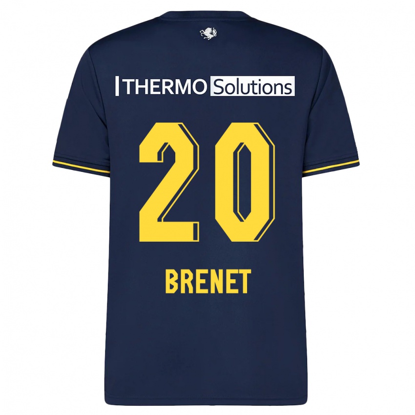 Criança Camisola Joshua Brenet #20 Marinha Alternativa 2023/24 Camisa