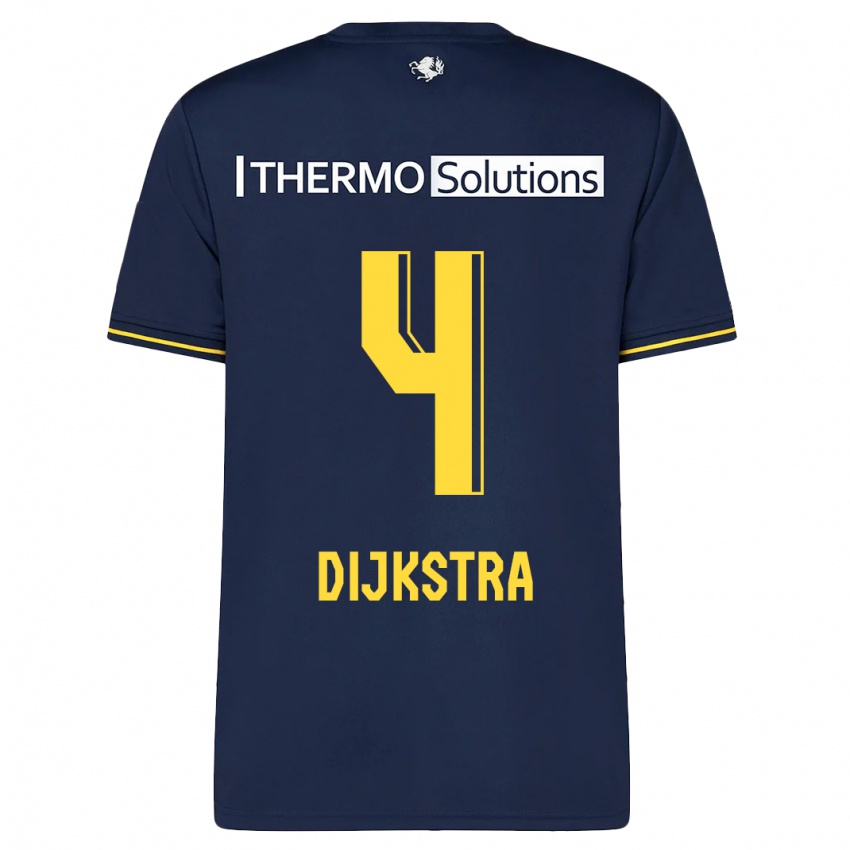 Criança Camisola Caitlin Dijkstra #4 Marinha Alternativa 2023/24 Camisa