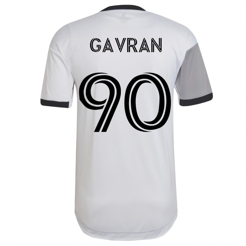 Criança Camisola Luka Gavran #90 Branco Alternativa 2023/24 Camisa