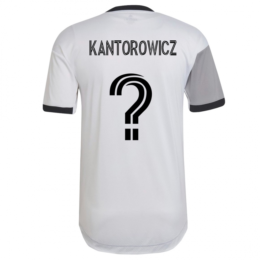 Criança Camisola Dominic Kantorowicz #0 Branco Alternativa 2023/24 Camisa