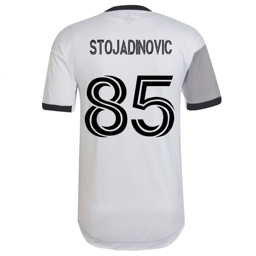 Criança Camisola Marko Stojadinovic #85 Branco Alternativa 2023/24 Camisa