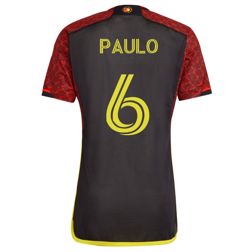 Criança Camisola João Paulo #6 Laranja Alternativa 2023/24 Camisa