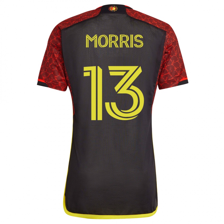 Criança Camisola Jordan Morris #13 Laranja Alternativa 2023/24 Camisa