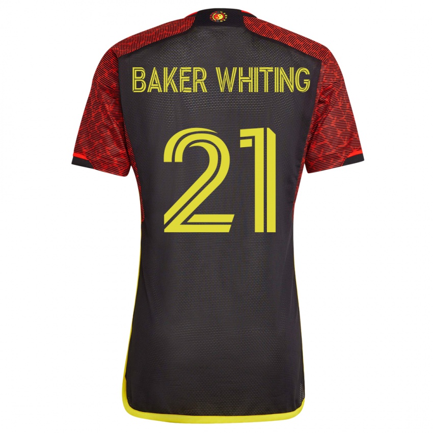 Criança Camisola Reed Baker-Whiting #21 Laranja Alternativa 2023/24 Camisa