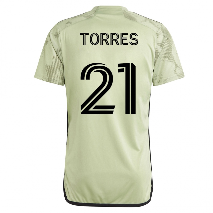 Criança Camisola Christian Torres #21 Verde Alternativa 2023/24 Camisa