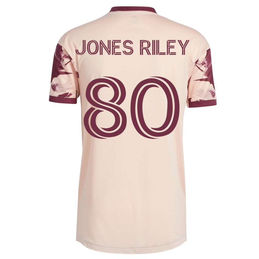 Criança Camisola Jaden Jones-Riley #80 Esbranquiçado Alternativa 2023/24 Camisa