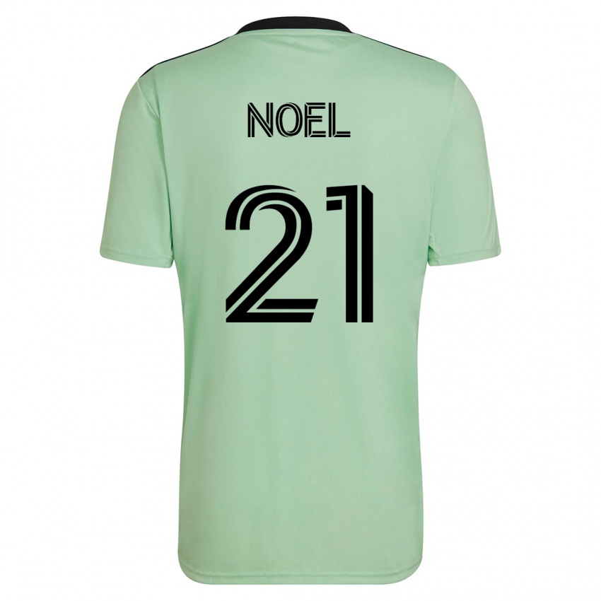 Criança Camisola Valentin Noël #21 Luz Verde Alternativa 2023/24 Camisa