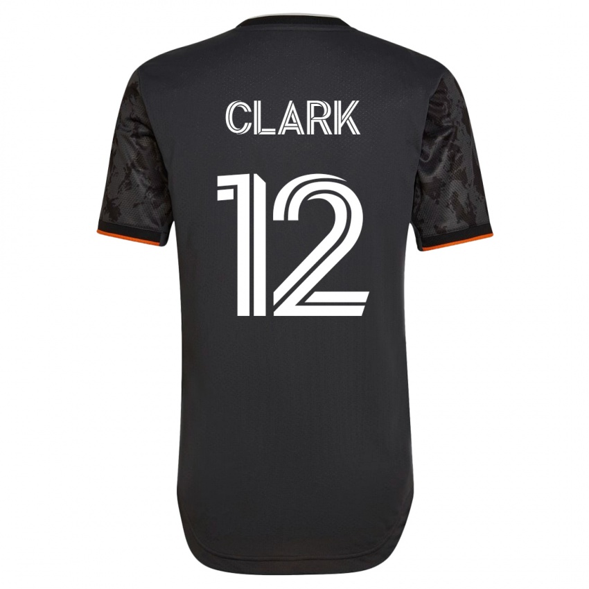 Criança Camisola Steve Clark #12 Preto Alternativa 2023/24 Camisa