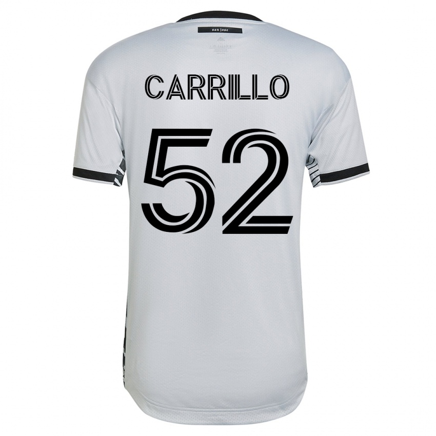 Criança Camisola Israel Carrillo #52 Branco Alternativa 2023/24 Camisa