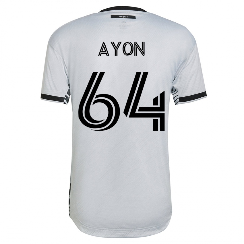 Criança Camisola Jerry Ayon #64 Branco Alternativa 2023/24 Camisa