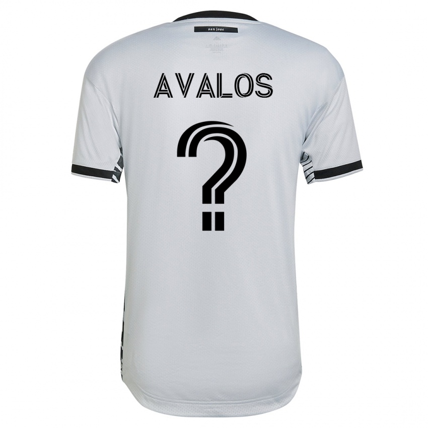 Criança Camisola Lorenzo Avalos #0 Branco Alternativa 2023/24 Camisa