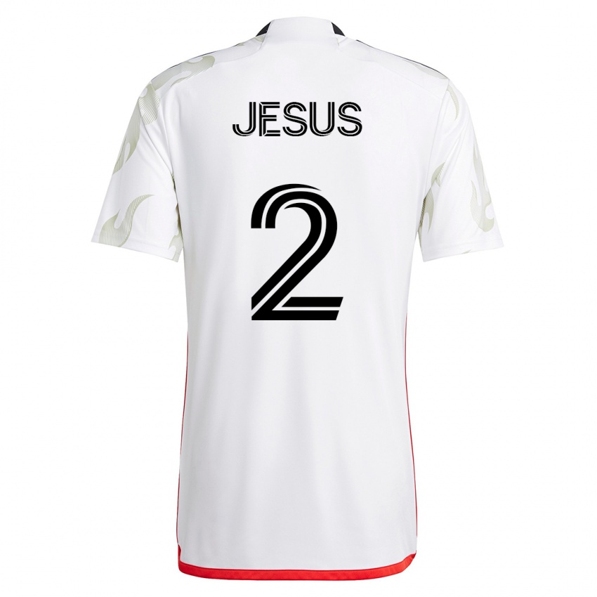 Criança Camisola Geovane Jesus #2 Branco Alternativa 2023/24 Camisa