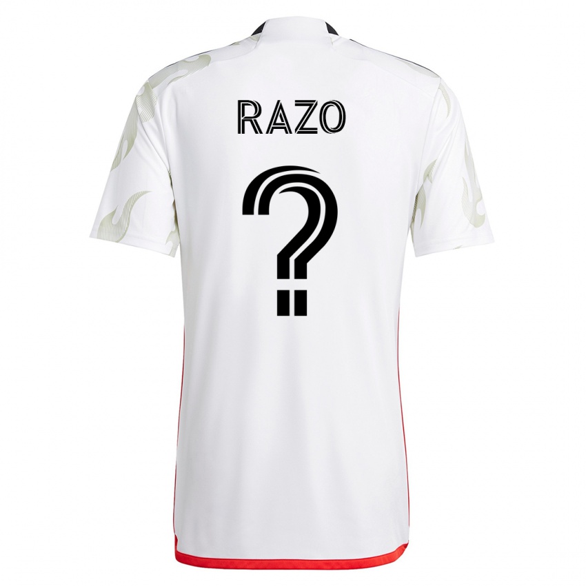 Criança Camisola Edgar Razo #0 Branco Alternativa 2023/24 Camisa