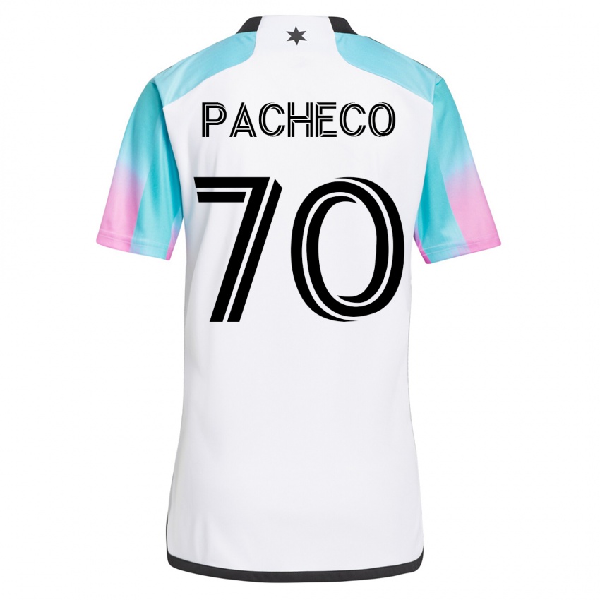 Criança Camisola Diogo Pacheco #70 Branco Alternativa 2023/24 Camisa