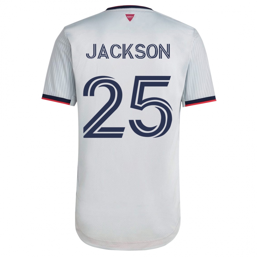 Criança Camisola Aziel Jackson #25 Branco Alternativa 2023/24 Camisa