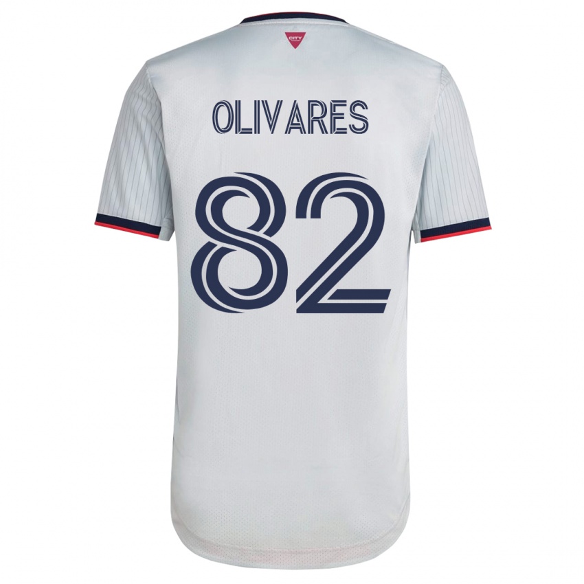 Criança Camisola Christian Olivares #82 Branco Alternativa 2023/24 Camisa