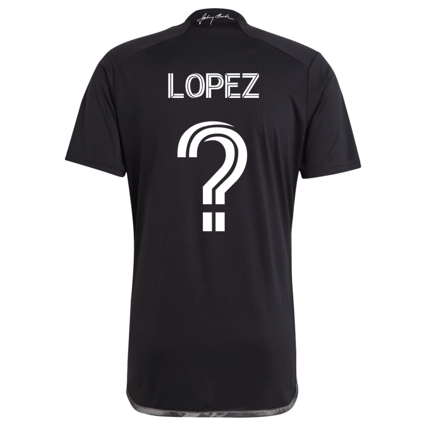 Criança Camisola Alejandro Velazquez-Lopez #0 Preto Alternativa 2023/24 Camisa