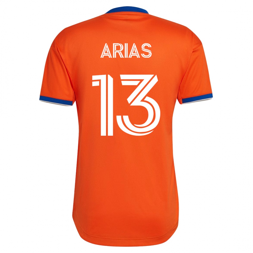 Criança Camisola Santiago Arias #13 Branco Alternativa 2023/24 Camisa