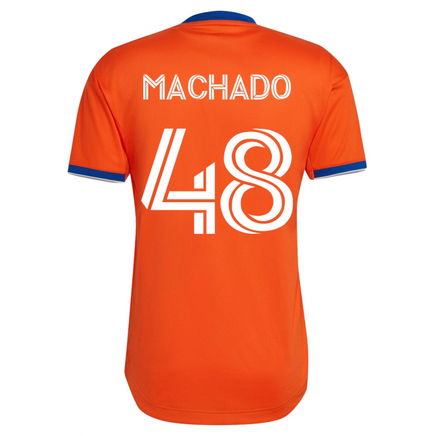 Criança Camisola Juan Machado #48 Branco Alternativa 2023/24 Camisa