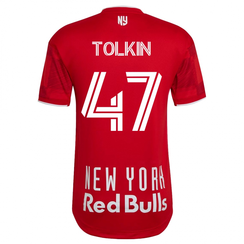 Criança Camisola John Tolkin #47 Bege-Dourado Alternativa 2023/24 Camisa