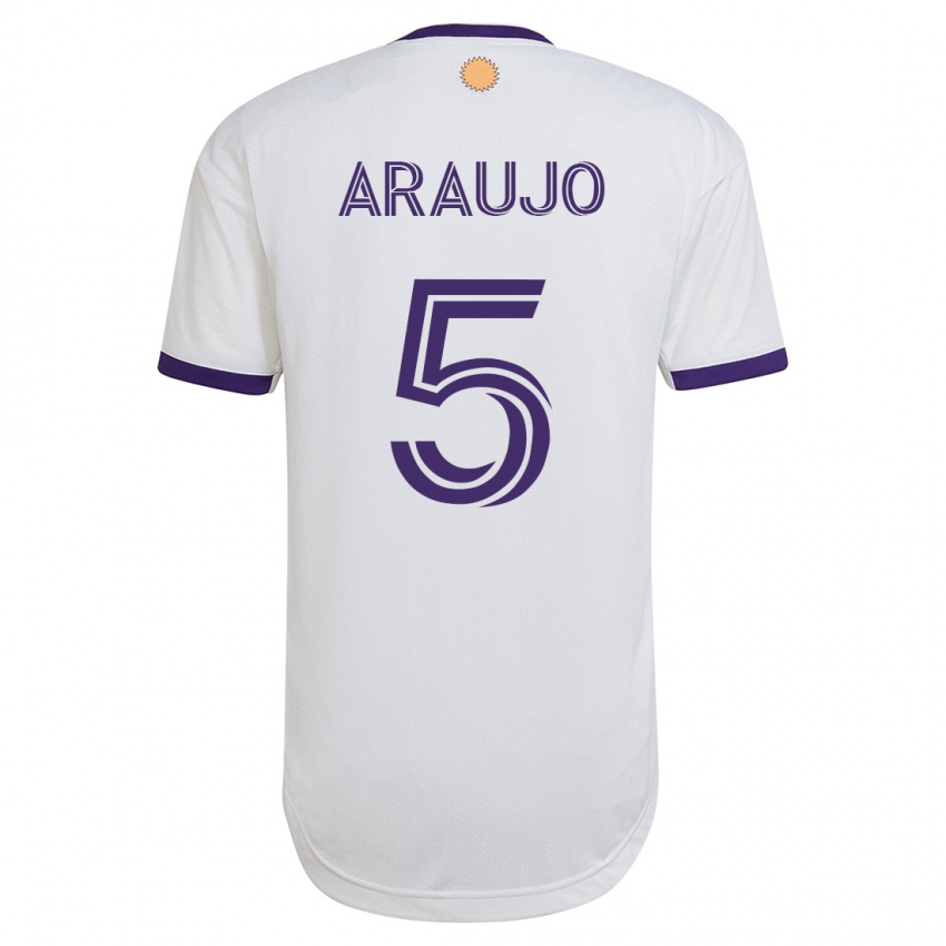 Criança Camisola César Araújo #5 Branco Alternativa 2023/24 Camisa