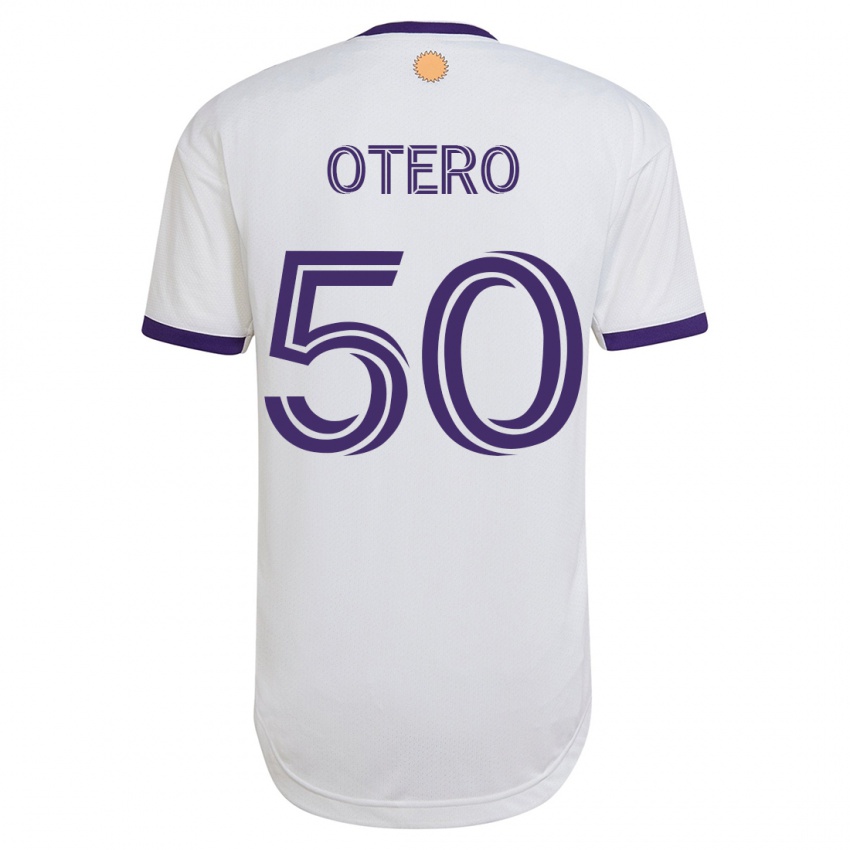Criança Camisola Javier Otero #50 Branco Alternativa 2023/24 Camisa