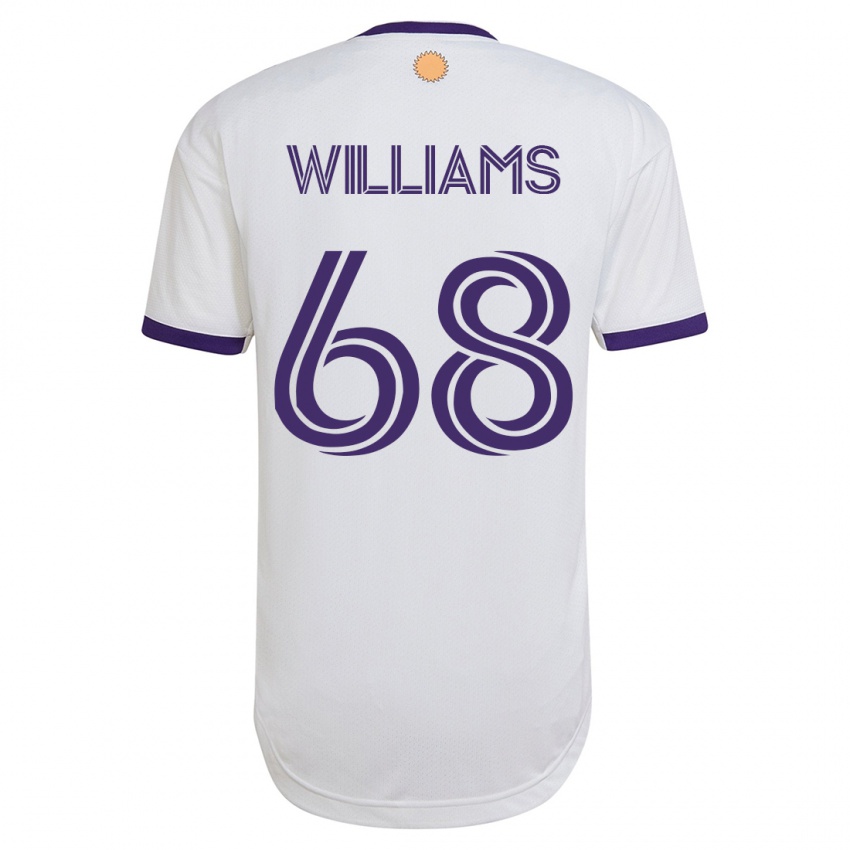 Criança Camisola Thomas Williams #68 Branco Alternativa 2023/24 Camisa