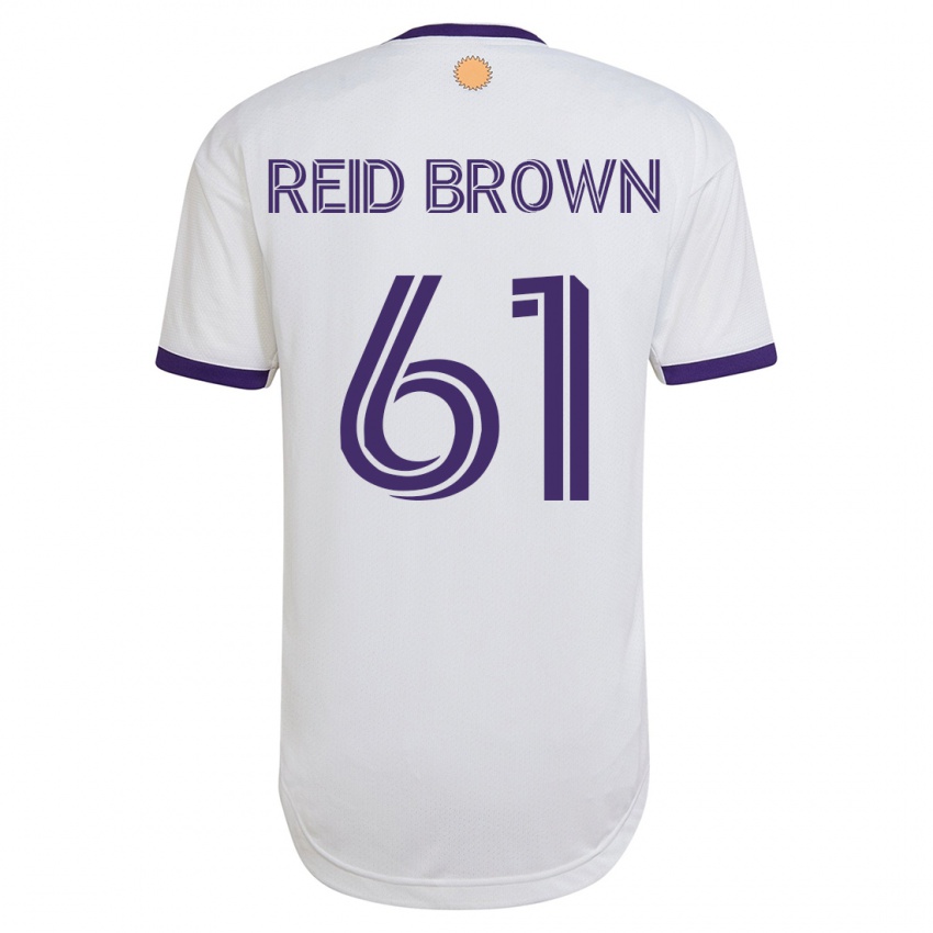 Criança Camisola Tahir Reid-Brown #61 Branco Alternativa 2023/24 Camisa