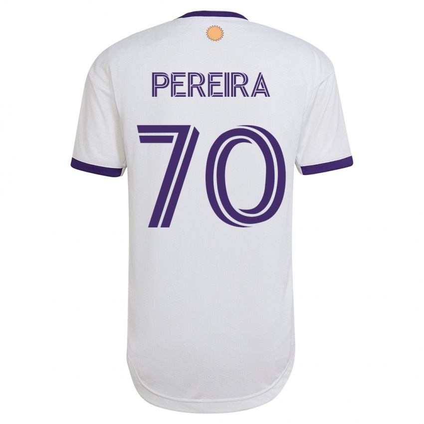 Criança Camisola Dominic Pereira #70 Branco Alternativa 2023/24 Camisa