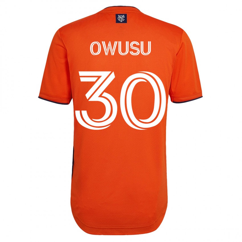 Criança Camisola Samuel Owusu #30 Preto Alternativa 2023/24 Camisa