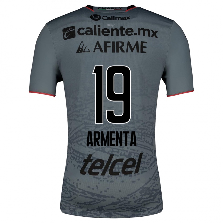 Criança Camisola Eduardo Armenta #19 Cinza Alternativa 2023/24 Camisa