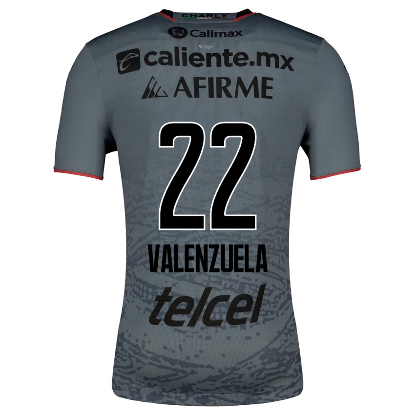 Criança Camisola Carlos Valenzuela #22 Cinza Alternativa 2023/24 Camisa