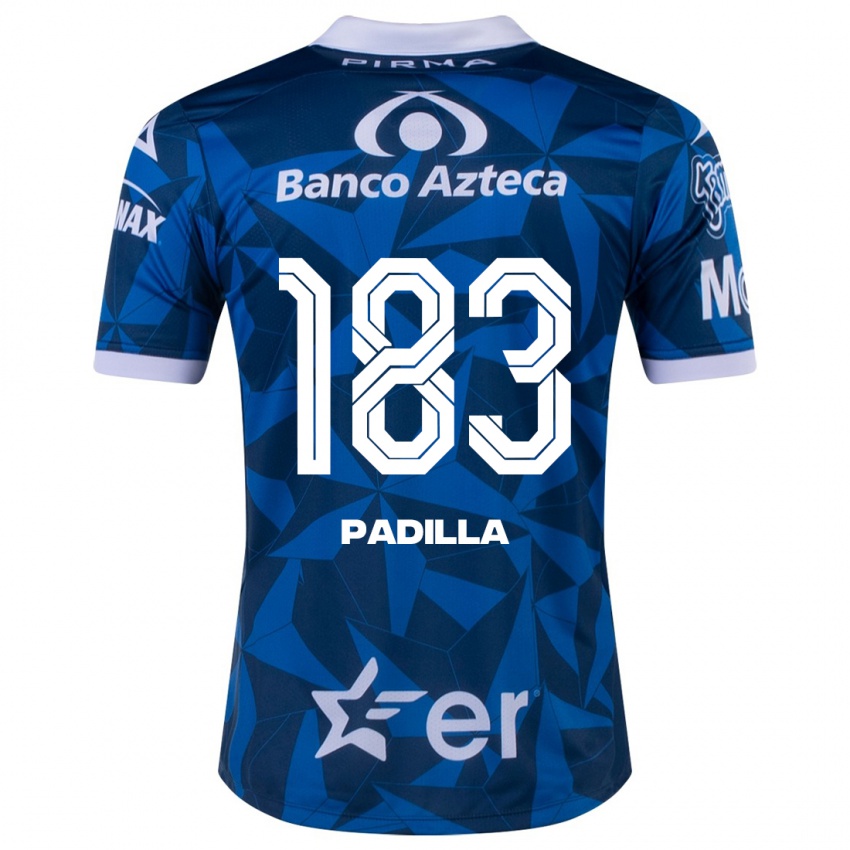 Criança Camisola Donovan Padilla #183 Azul Alternativa 2023/24 Camisa