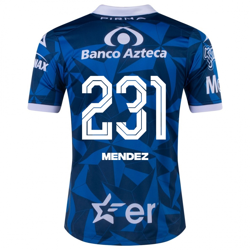 Criança Camisola Alejandro Méndez #231 Azul Alternativa 2023/24 Camisa