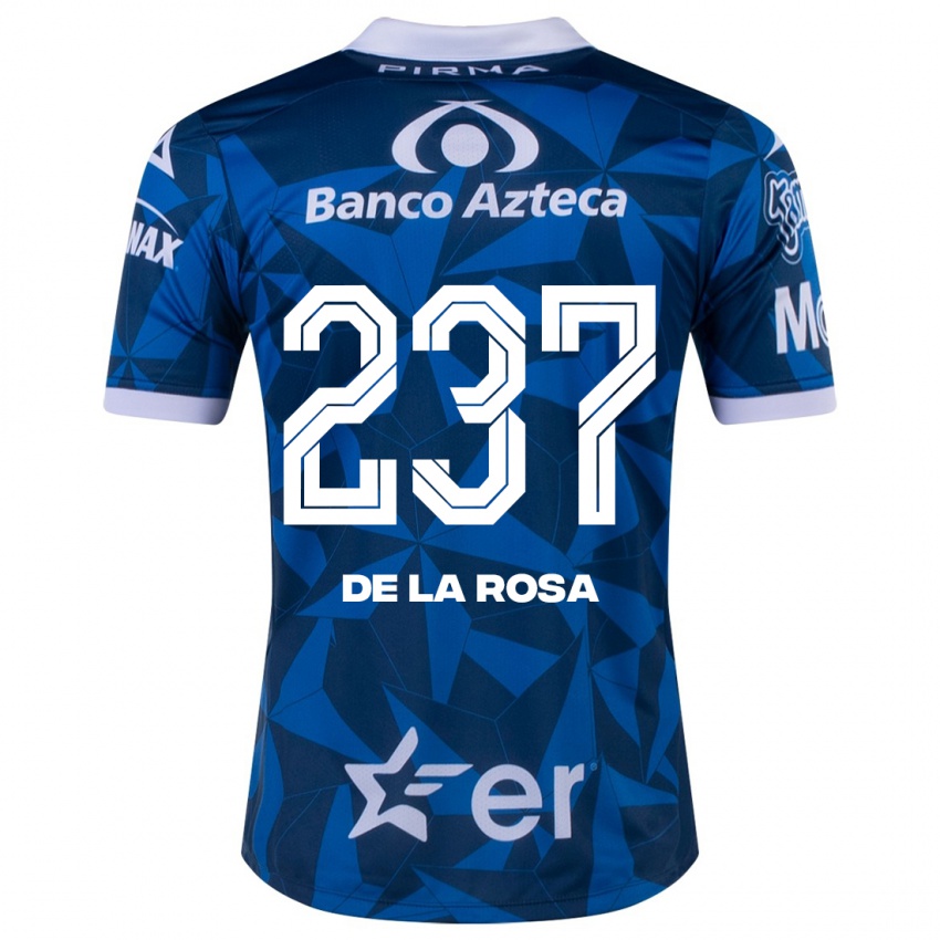 Criança Camisola Álvaro De La Rosa #237 Azul Alternativa 2023/24 Camisa