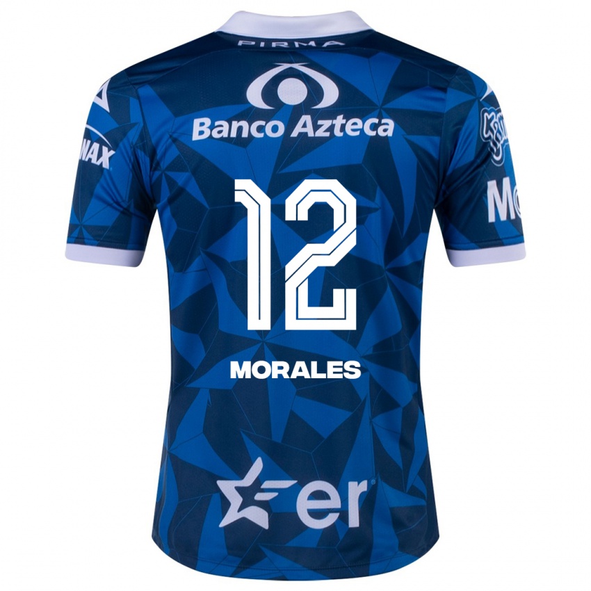 Criança Camisola Karla Morales #12 Azul Alternativa 2023/24 Camisa