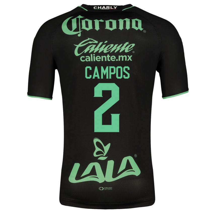 Criança Camisola Omar Campos #2 Preto Alternativa 2023/24 Camisa