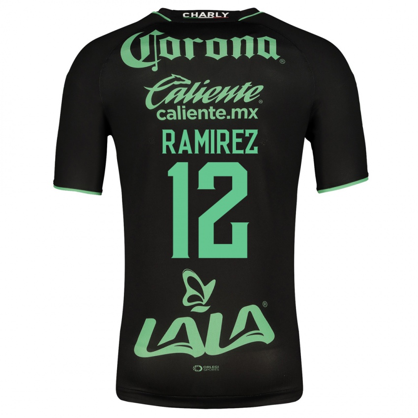 Criança Camisola Santiago Ramírez #12 Preto Alternativa 2023/24 Camisa