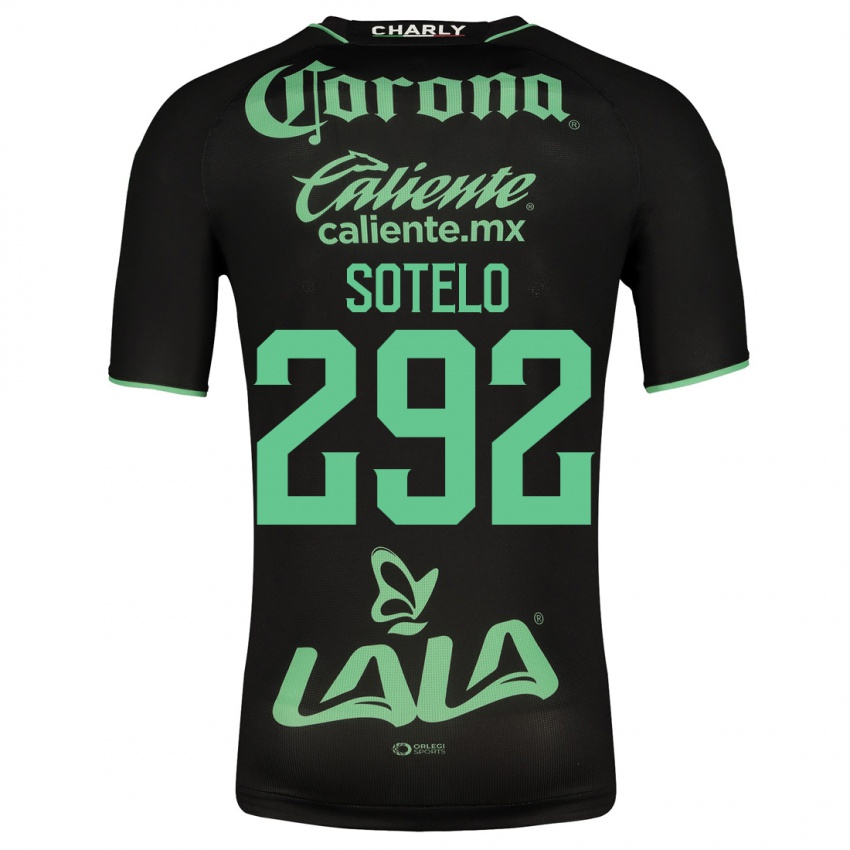 Criança Camisola José Sotelo #292 Preto Alternativa 2023/24 Camisa