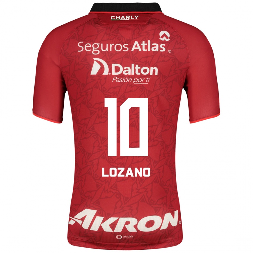 Criança Camisola Brian Lozano #10 Vermelho Alternativa 2023/24 Camisa