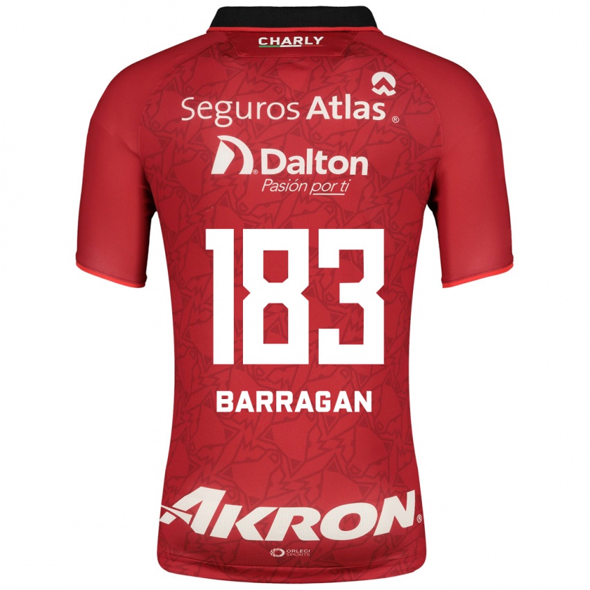 Criança Camisola Roberto Barragán #183 Vermelho Alternativa 2023/24 Camisa