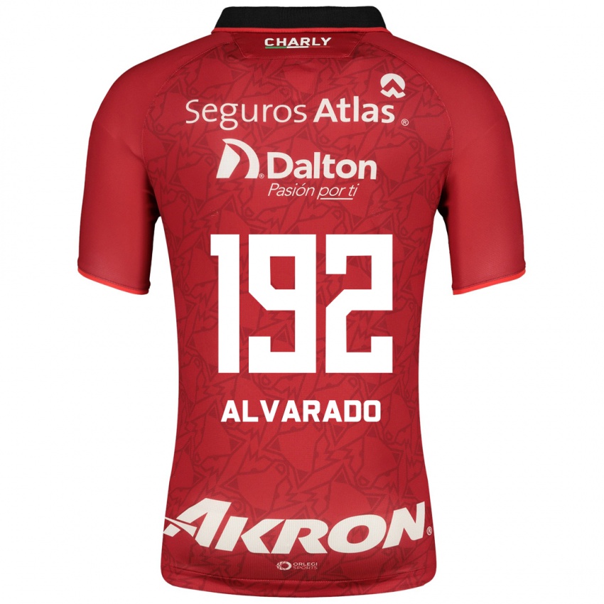 Criança Camisola Daniel Alvarado #192 Vermelho Alternativa 2023/24 Camisa