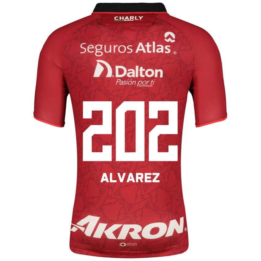 Criança Camisola Sergio Álvarez #202 Vermelho Alternativa 2023/24 Camisa